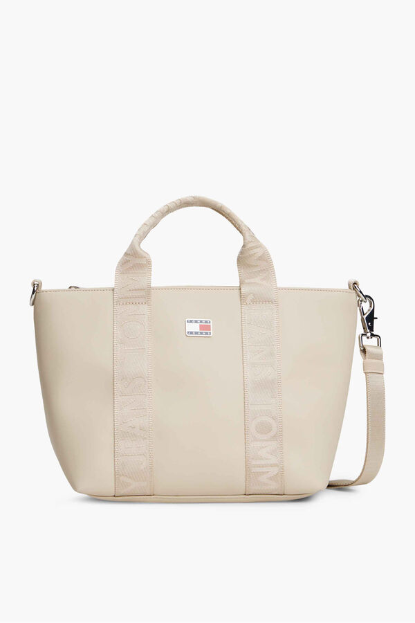 Tommy Jeans Bolso mini tote Tommy Jeans beige