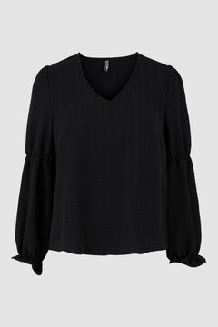 Springfield Blouse with puffed sleeves black