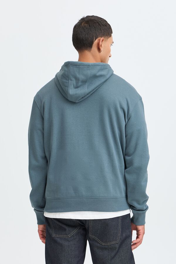 Blend Hooded sweatshirt with kangaroo pocket blue