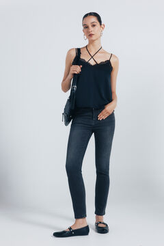 Springfield Cal&ccedil;a jeans slim cropped