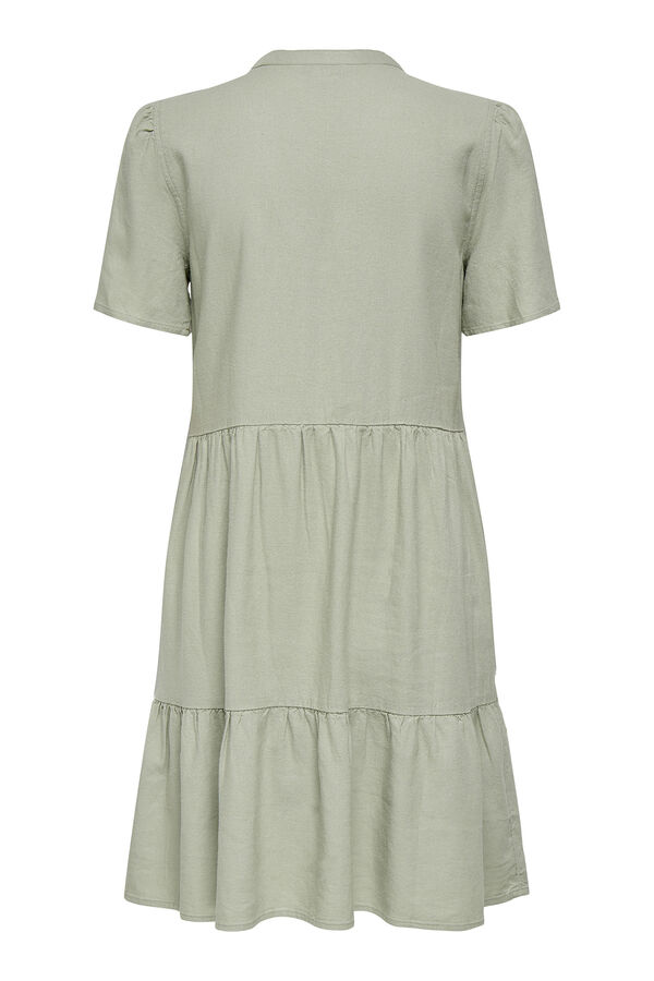Only Short dress with short sleeves grey