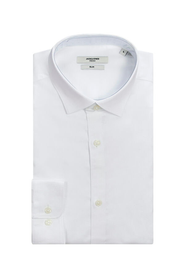 Jack & Jones classic slim fit shirt white