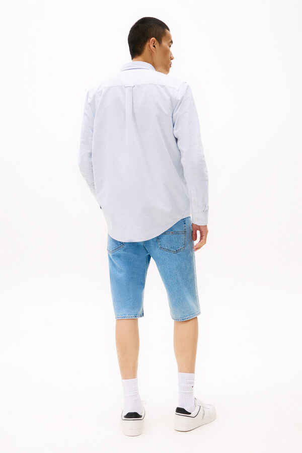 Tommy Jeans Oxford regular fit shirt blue