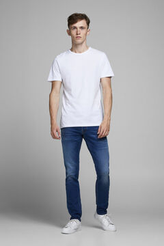 Jack & Jones Tapered-Jeans Slim Fit Blau