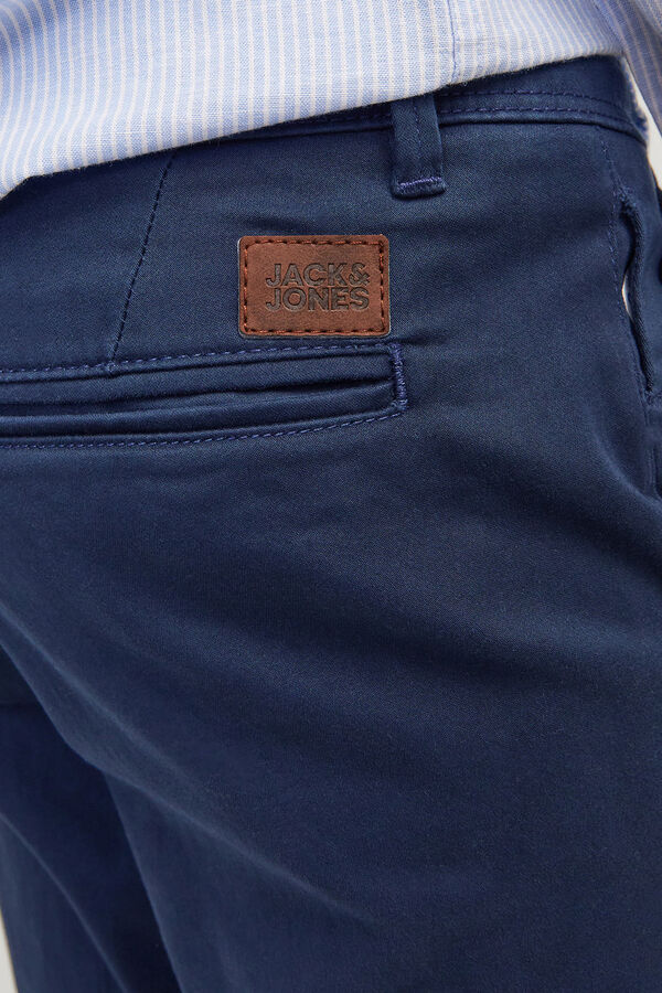 Jack & Jones Junior Pantal&oacute;n chino slim azul