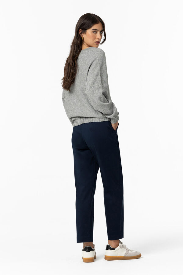 Tiffosi Calças sob medida com cinto azul