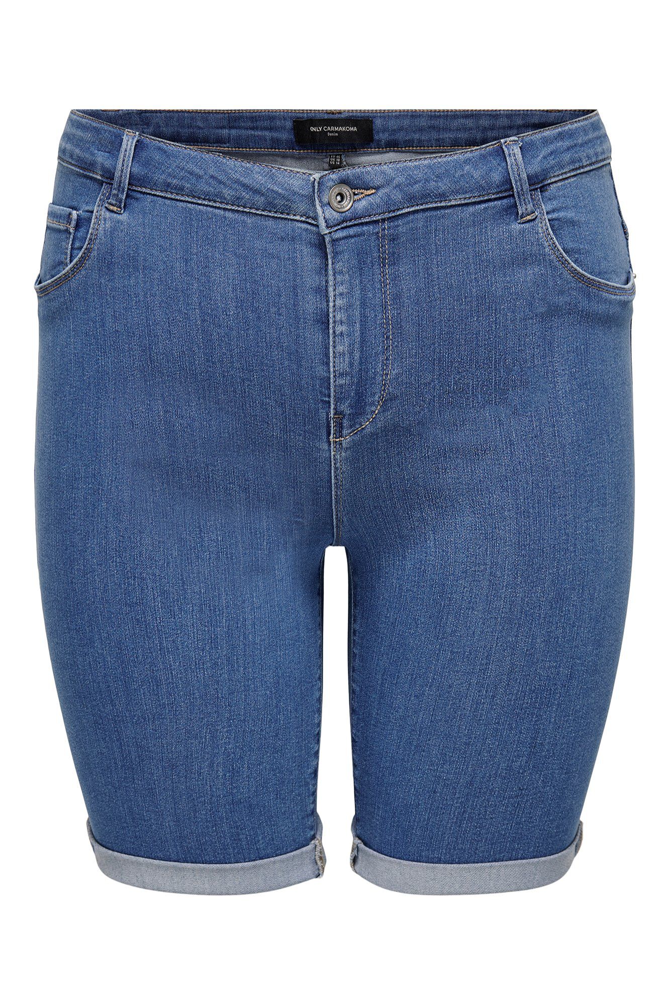 Only Carmakoma Shorts denim pitillo talla grande