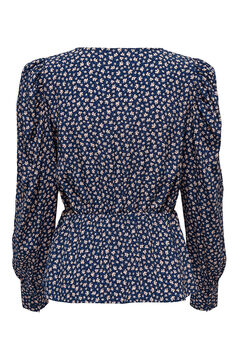 Springfield Crossover floral blouse grau