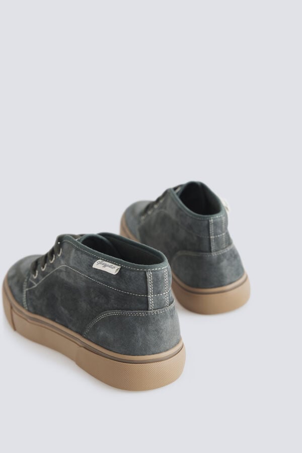 Springfield Urban leather ankle boot green