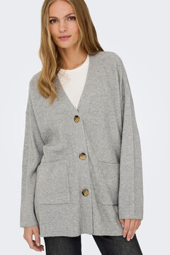 Only Midi Strickjacke mit Taschen