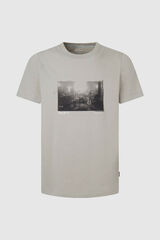 Springfield T-Shirt Regular Fit Print grey