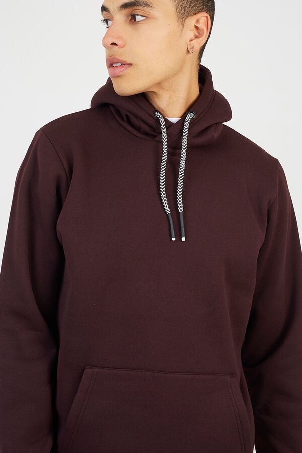 Brave Soul Sweatshirt de felpa com capuz vermelho