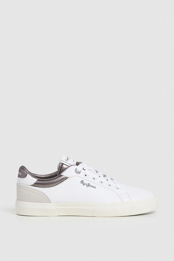 Pepe Jeans Zapatillas Cl&aacute;sicas Con Detalles En Ante gris