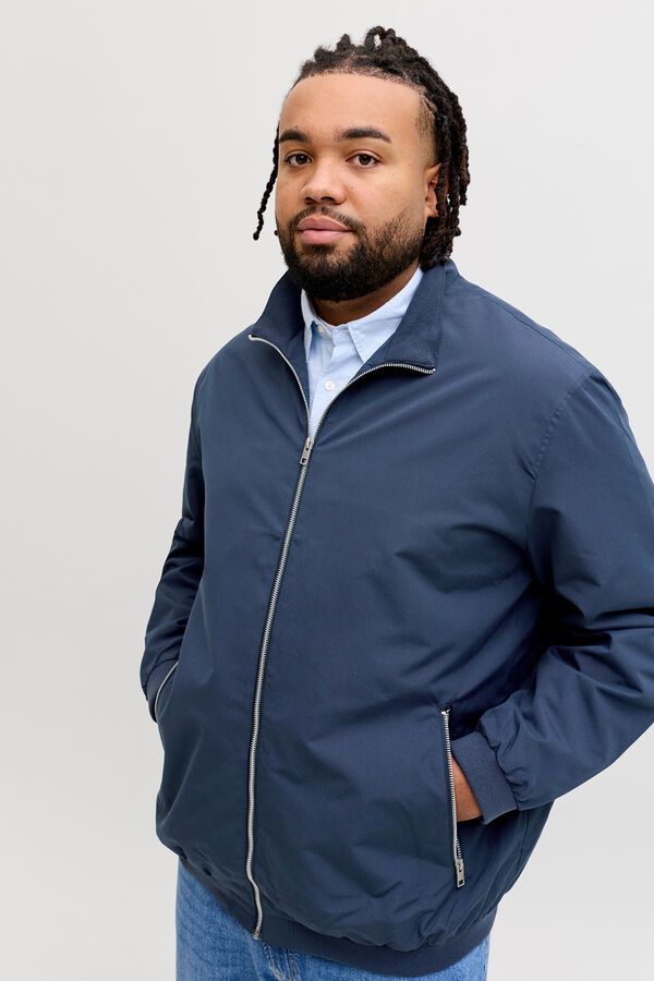Jack & Jones PLUS Bomber jacket bleu