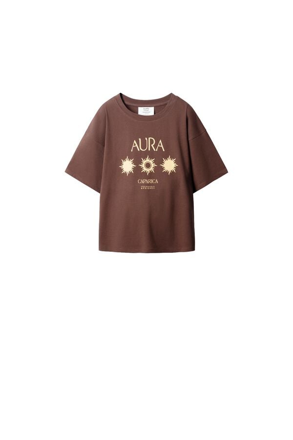 Springfield "Aura" short sleeve T-shirt brown