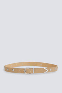 Springfield Studded suede belt