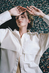 Oxxo Camisa detalle bolsillo marfil