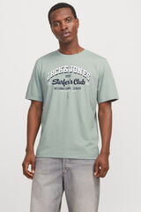 Jack & Jones Camiseta est&aacute;ndar fit verde