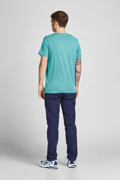 Springfield T-shirt logo azulado