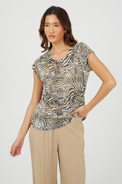 Brave Soul Camiseta con estampado y pedrer&iacute;a