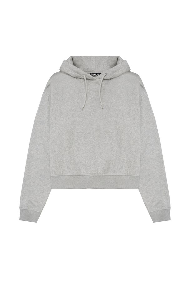 Balmohk Sudadera con capucha y corte regular gris