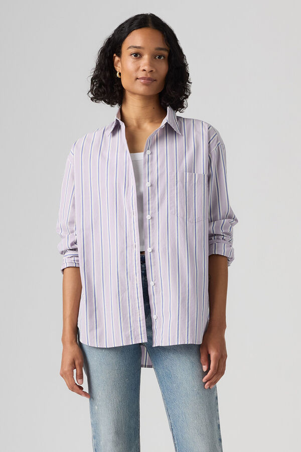 Levi's Camisa de manga comprida com bolso rosa