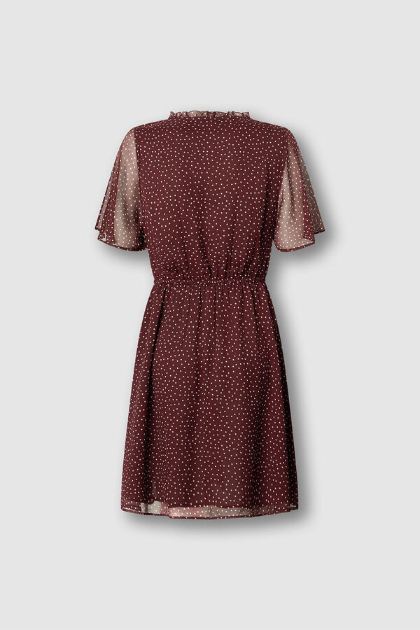 Pepe Jeans Short dress with short sleeves printed