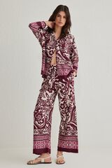 Trendyol Conjunto estampado fluido rosa