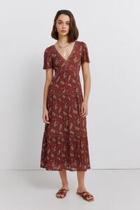 Springfield Border print midi dress