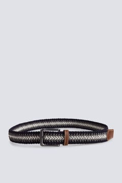 Springfield Striped braided belt