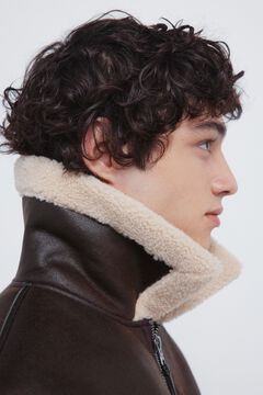 Springfield Pilotska jakna s dvostranim efektom bru&scaron;ena koža