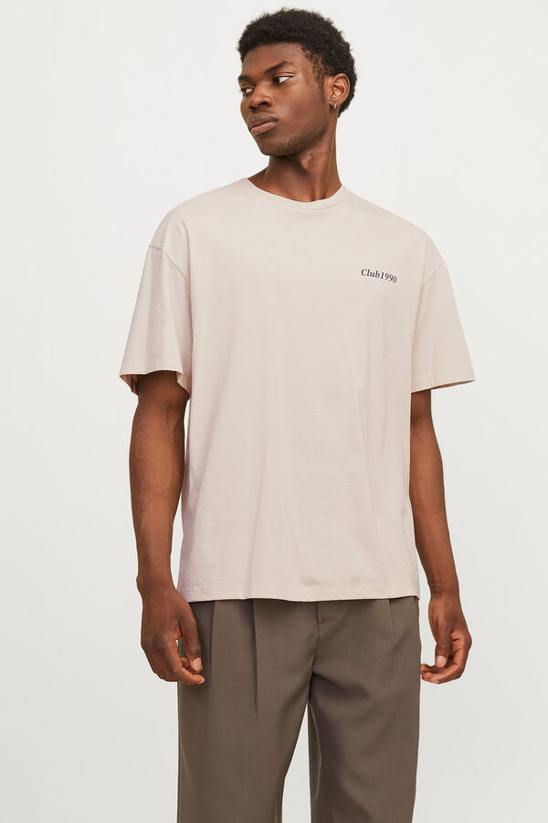 Jack & Jones T-shirt back print cinzento