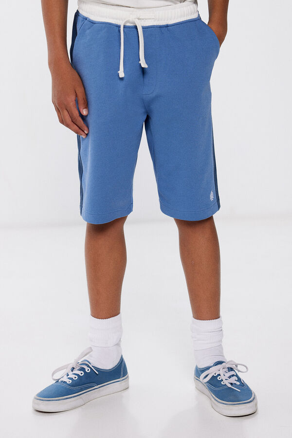 Springfield Boys' jogger-style Bermuda shorts navy mix