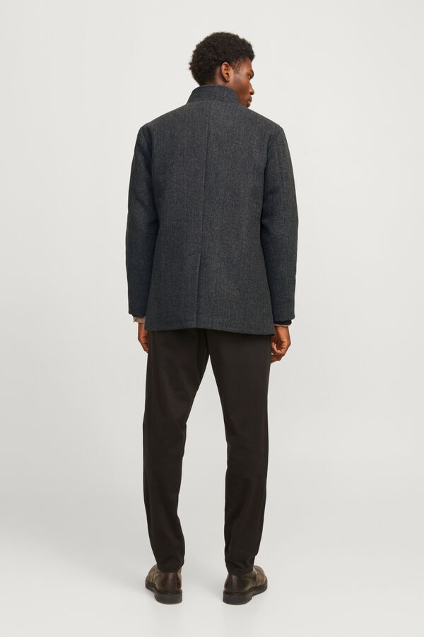 Jack & Jones Kurzer Wollmantel Grau