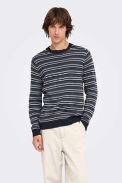 Only & Sons Camisola texturizada gola redonda