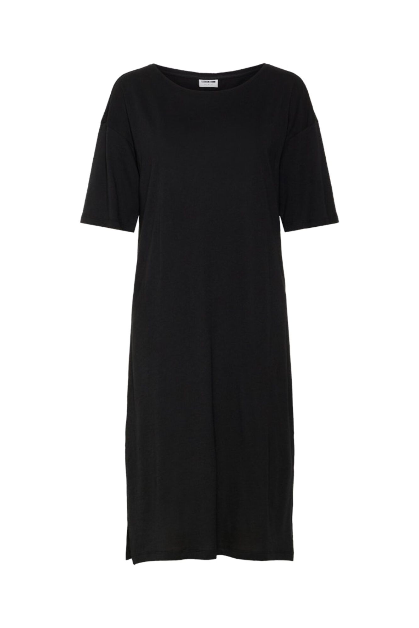 Noisy May Vestido estilo camiseta midi de manga corta