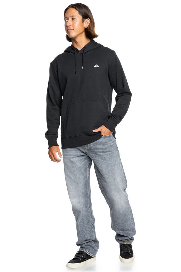Quiksilver Sudadera con capucha para Hombre negro