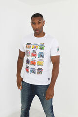 Brave Soul Short sleeve vans T-shirt white