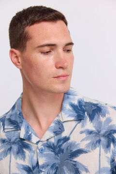 Springfield Printed bowling short sleeve shirt