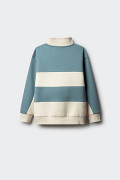 Springfield Kids Sweatshirt gola subida &agrave;s riscas para menino