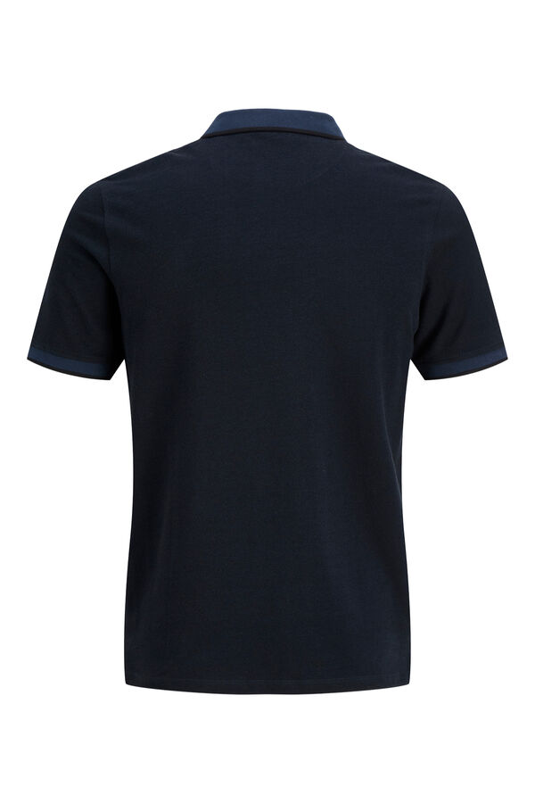 Jack & Jones Polo de algod&oacute;n b&aacute;sico azul