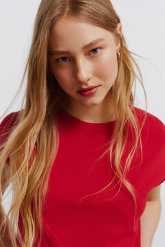 Springfield T-shirt detalhe em crochet no ombro