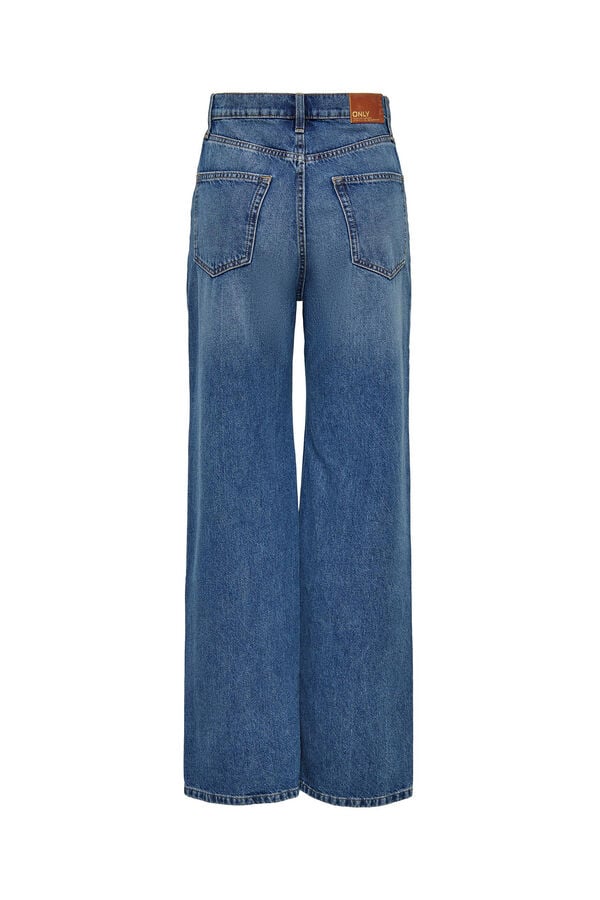 Springfield Jeans Straight bleuté