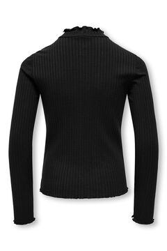 Only Girls Top manga larga cuello alto