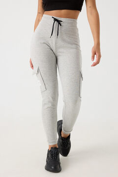 Springfield Plush jogger cargo pants grey