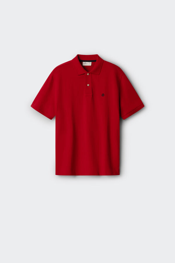 Springfield Polo Springfield b&aacute;sico regular fit vermelho