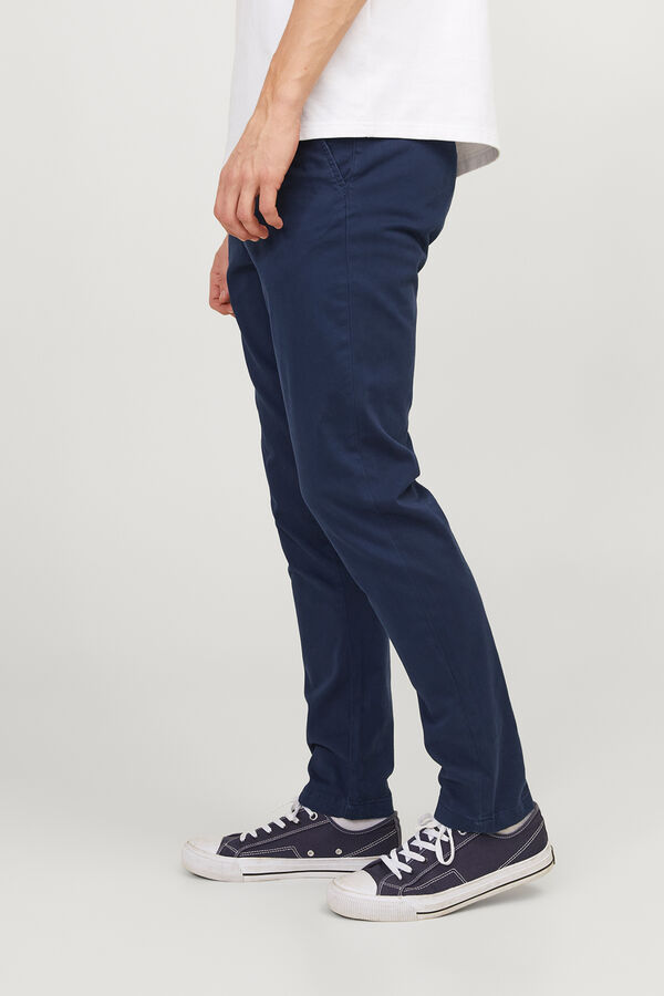 Jack & Jones Cal&ccedil;as chinos slim fit azul