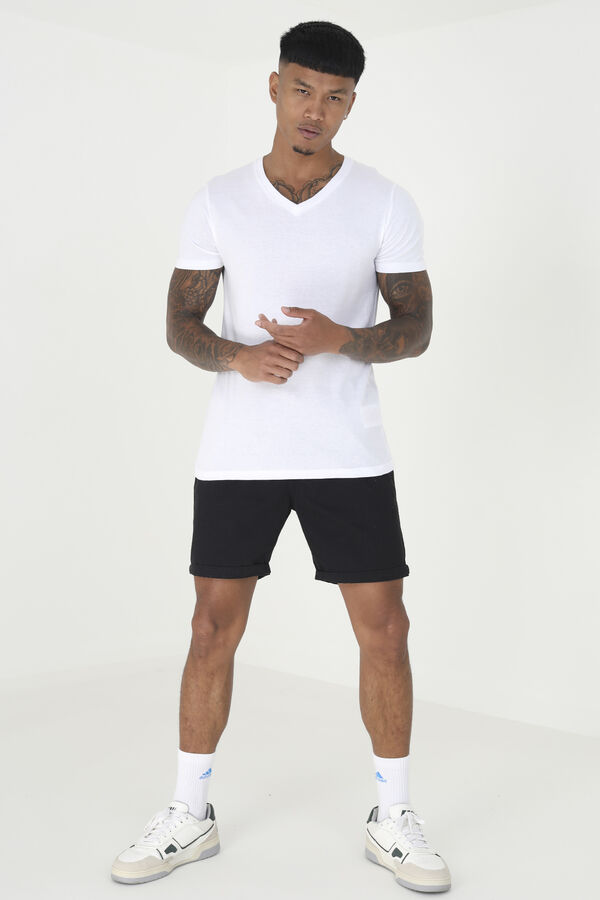 Brave Soul Essential short-sleeved T-shirt white
