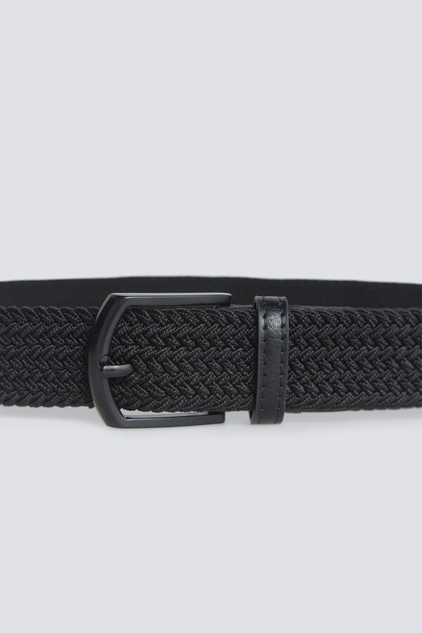 Springfield Monochrome braided belt black