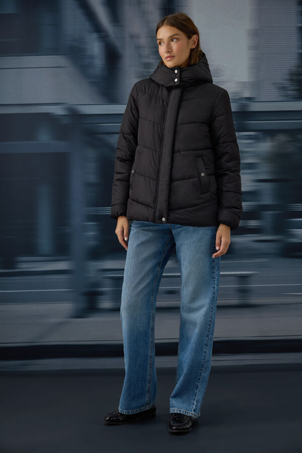 Springfield Veste matelass&eacute;e r&eacute;sistante &agrave; l'eau noir